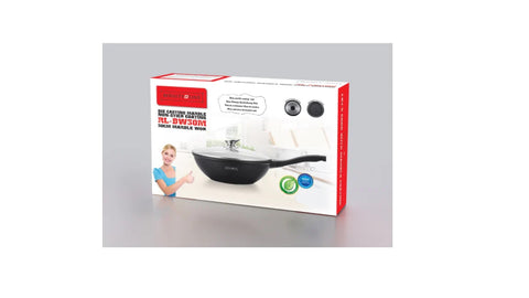 Tigaie wok Royalty Line RL-BW30 , interior marmura