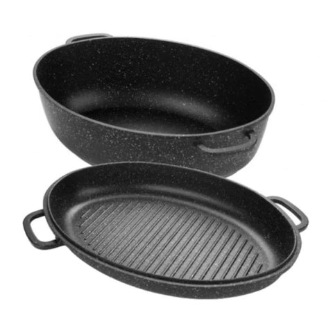Cratita Ovala Marmorata 3 in 1 Royalty Line RL-KCS01
