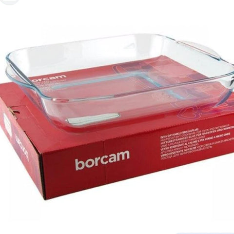 Tava yena dreptungiulara cu capac din silicon Borcam 3.850 ml