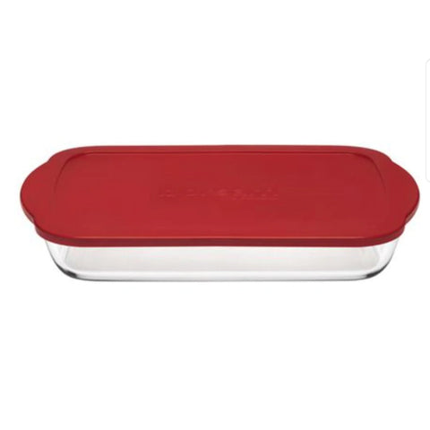 Tava yena dreptungiulara cu capac din silicon Borcam 3.850 ml