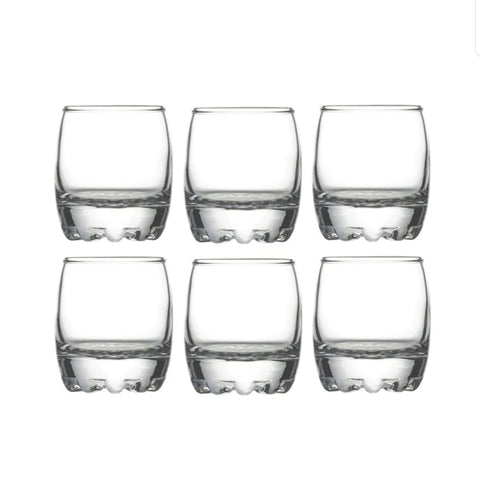 Set 6 pahare Lav Adora pentru lichior/tuica, 80 ml