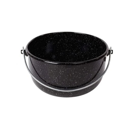 Ceaun Emailat Negru fara capac 26 cm, 7 L