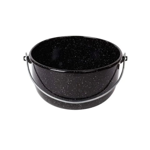 Ceaun Emailat Negru cu toarta sarma fara capac 22 cm, 3,5 L