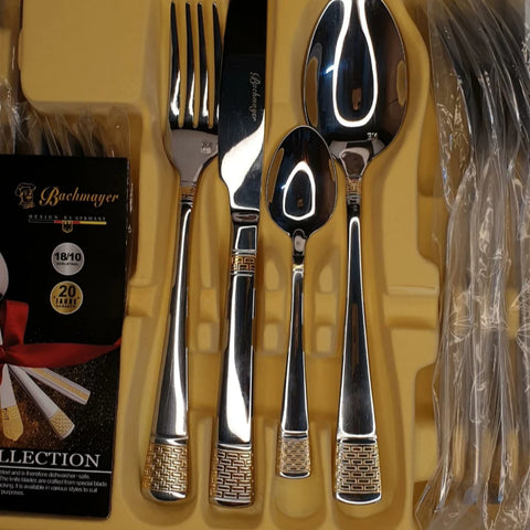 Set tacamuri inox 72 piese, 12 persoane, Bachmayer, BM-7884