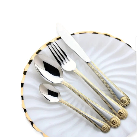 Set tacamuri 72 piese Limited Edition, otel inoxidabil LV-1002