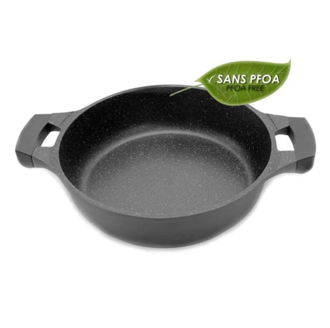 Cratita marmorata joasa cu capac 34cm, 7L ,RL-BR34ML Royalty Line