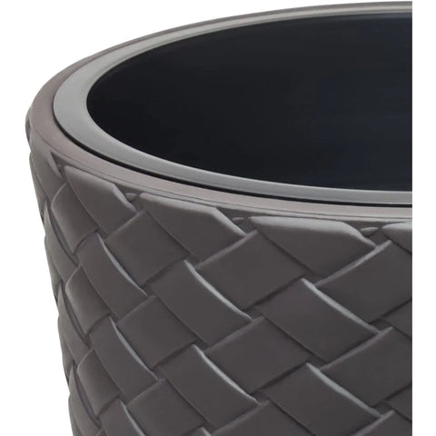 Ghiveci decorativ de flori, model ratan 30 x H 61