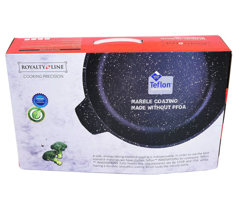 Tigaie Royalty Line cu interior din marmura-2,2L-24CM,RL-BDF24M