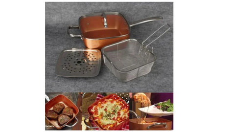 Tigaie - Tava Non Stick 4 in 1 Royalty Line RL-CD24