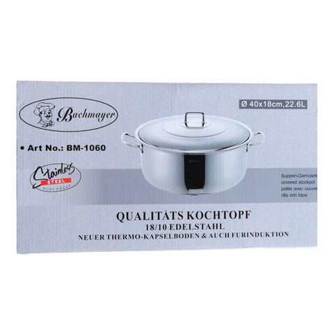 Cratita inox, Bachmayer, 22,6L, BM-1060