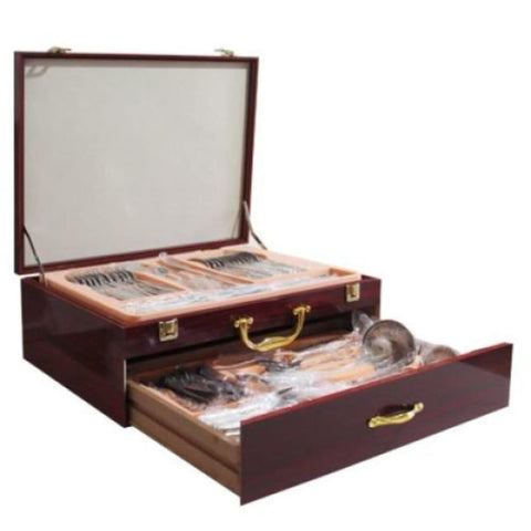 Set tacamuri din inox 72 piese, 12 persoane, Bachmayer BM-7881
