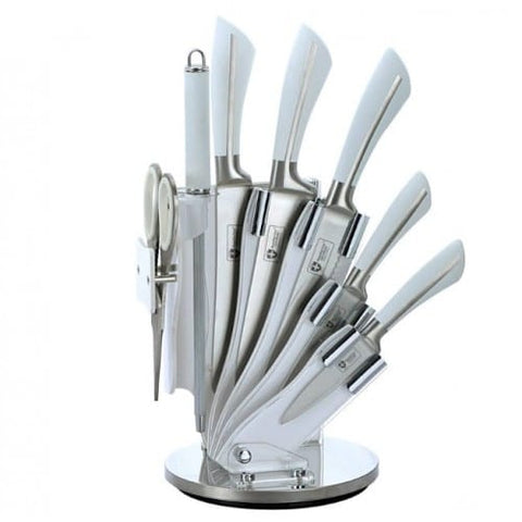 Set cutite 8 piese Royalty Line Premium RL KSS750,Alb