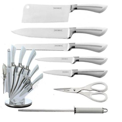 Set cutite 8 piese Royalty Line Premium RL KSS750,Alb