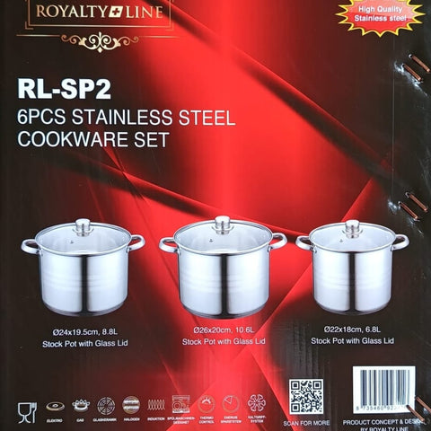 Set oale inox 6 piese Royalty Line RL-SP2