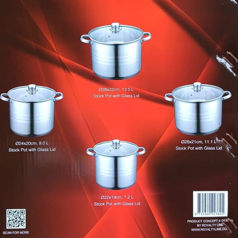Set oale inox 8 piese Royalty Line RL-SP8