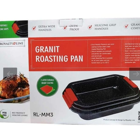 Set 3 tavi cuptor Royalty Line, interior ceramica, RL-MM3