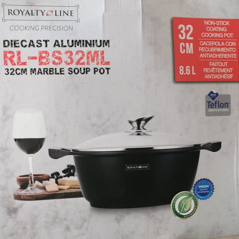 Cratita marmorata 8,6 l 32 cm Royalty Line RL-BS32ML