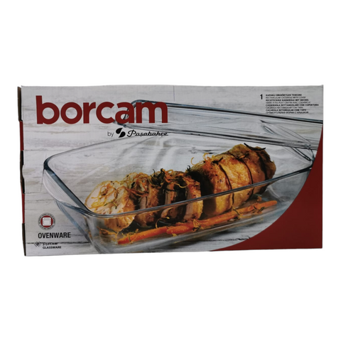 Vas termorezistent borcam 2,750 l cu capac