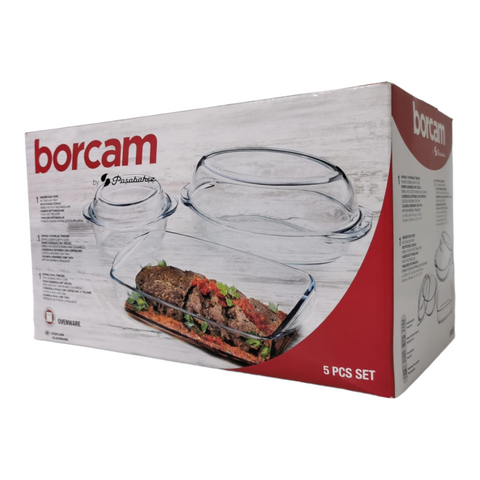 Set vase termorezistente Yena - 5 piese Borcam