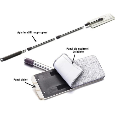 Mop profesional cu doua cuve de spalare si uscare ZP-300