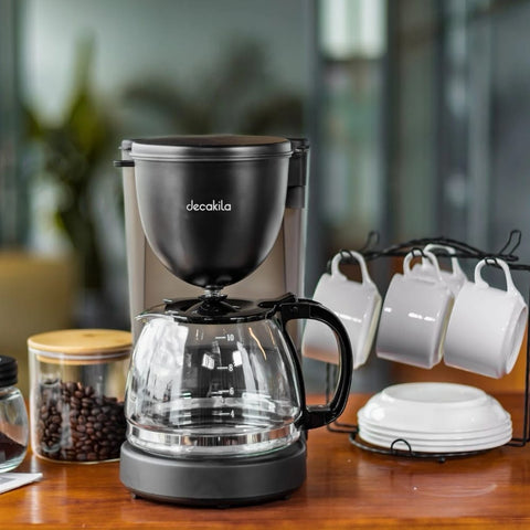 Filtru de cafea Decakila,cu Picurare si Functie de Mentinere a Temperaturii 750 W, 1,25 L
