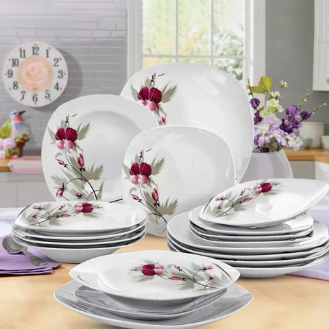 Serviciu de masa portelan Art Craft, 18 piese, model panselute