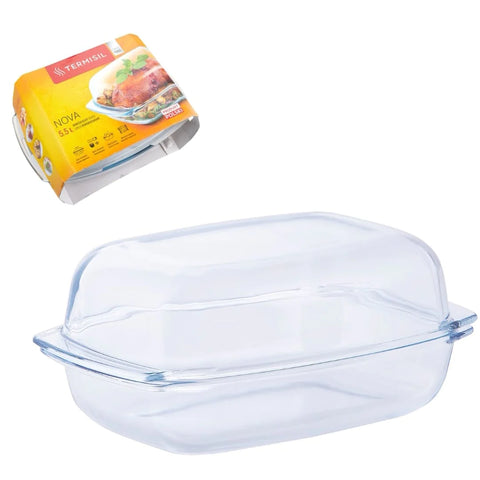 Vas yena termorezistent Termisil dreptunghiular 5,5 l
