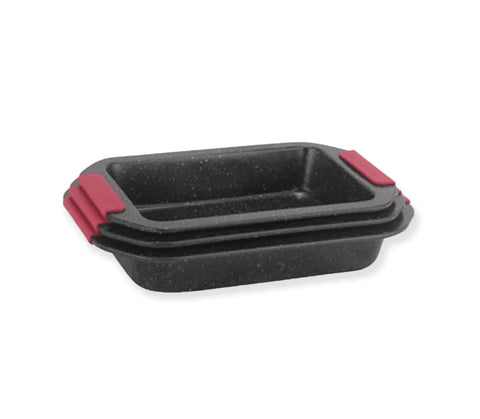 Set 3 tavi cuptor Royalty Line, interior ceramica, RL-MM3