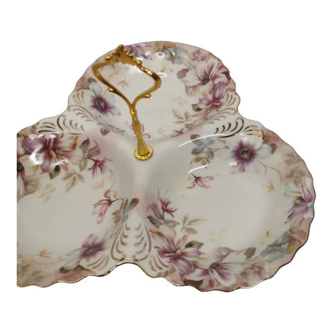 Platou compartimentat Malooki, Pink flowers