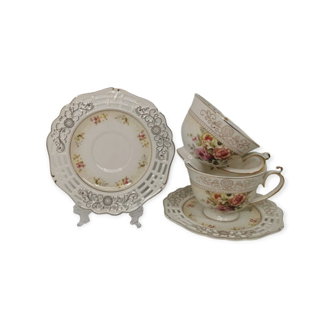 Set 2 cesti pentru cafea sau ceai, Malooki, 190 ml