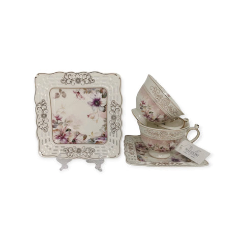 Set 2 cesti pentru cafea sau ceai, Malooki Luxury Collection, 190 ml
