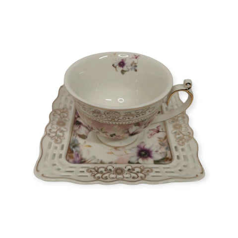 Set 2 cesti pentru cafea sau ceai, Malooki Luxury Collection, 190 ml