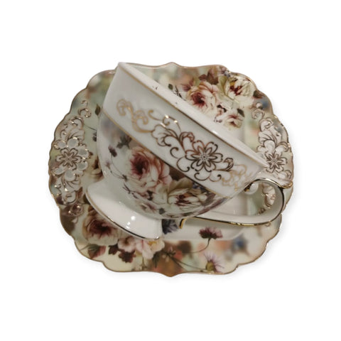 Set cesti pentru cafea sau ceai, Malooki Luxury Collection, 2 cesti, 190 ml