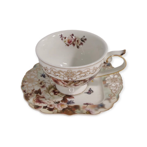 Set cesti pentru cafea sau ceai, Malooki Luxury Collection, 2 cesti, 190 ml