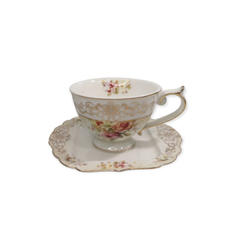 Set de 2 cesti pentru cafea sau ceai, Malooki Luxury Collection, 190 ml