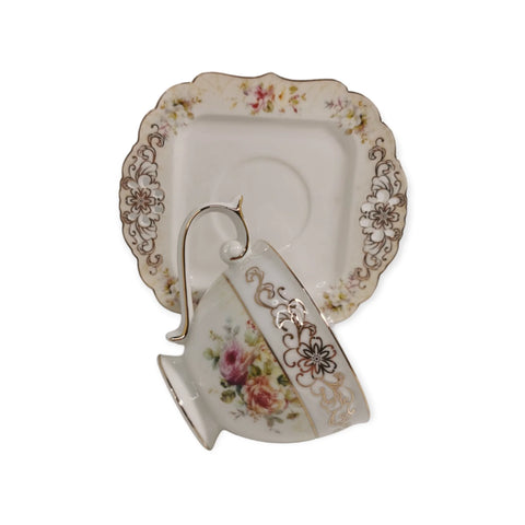 Set de 2 cesti pentru cafea sau ceai, Malooki Luxury Collection, 190 ml