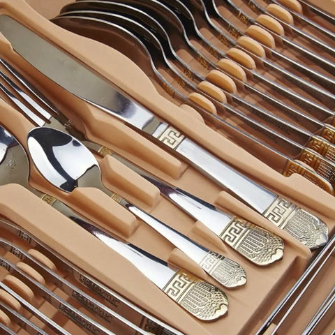 Set tacamuri din inox 72 piese, 12 persoane, Bachmayer, BM7803