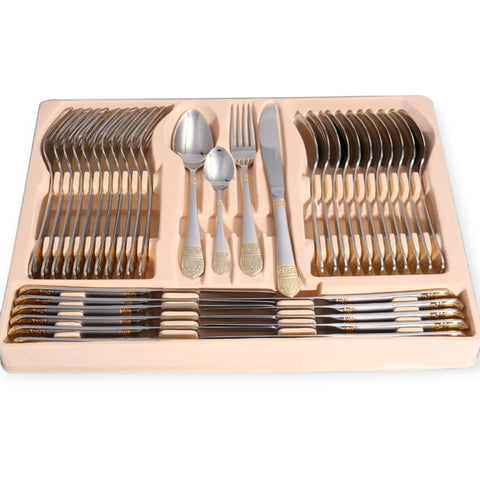 Set tacamuri din inox 72 piese, 12 persoane, Bachmayer, BM7803