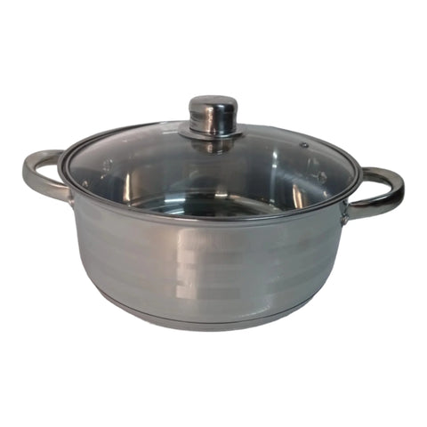 Set 3 cratite inox cu capac Royalty Line RL-SP6
