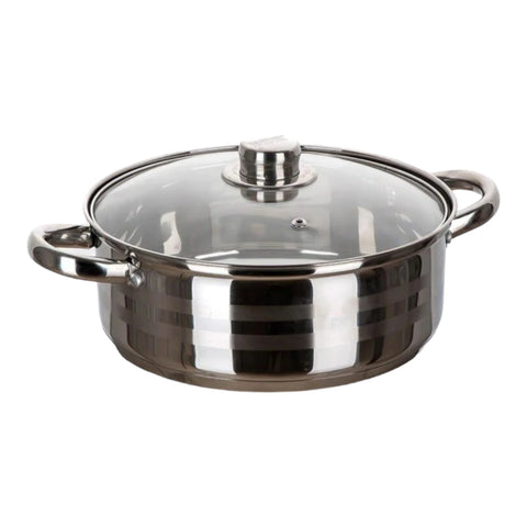Set 3 cratite inox cu capac Royalty Line RL-SP6