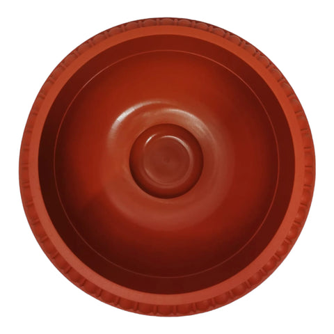 Ghiveci etajat, 3 nivele, diametre 20, 30, 40 cm, capacitati 1.2, 4, 9 litri, culoare maro