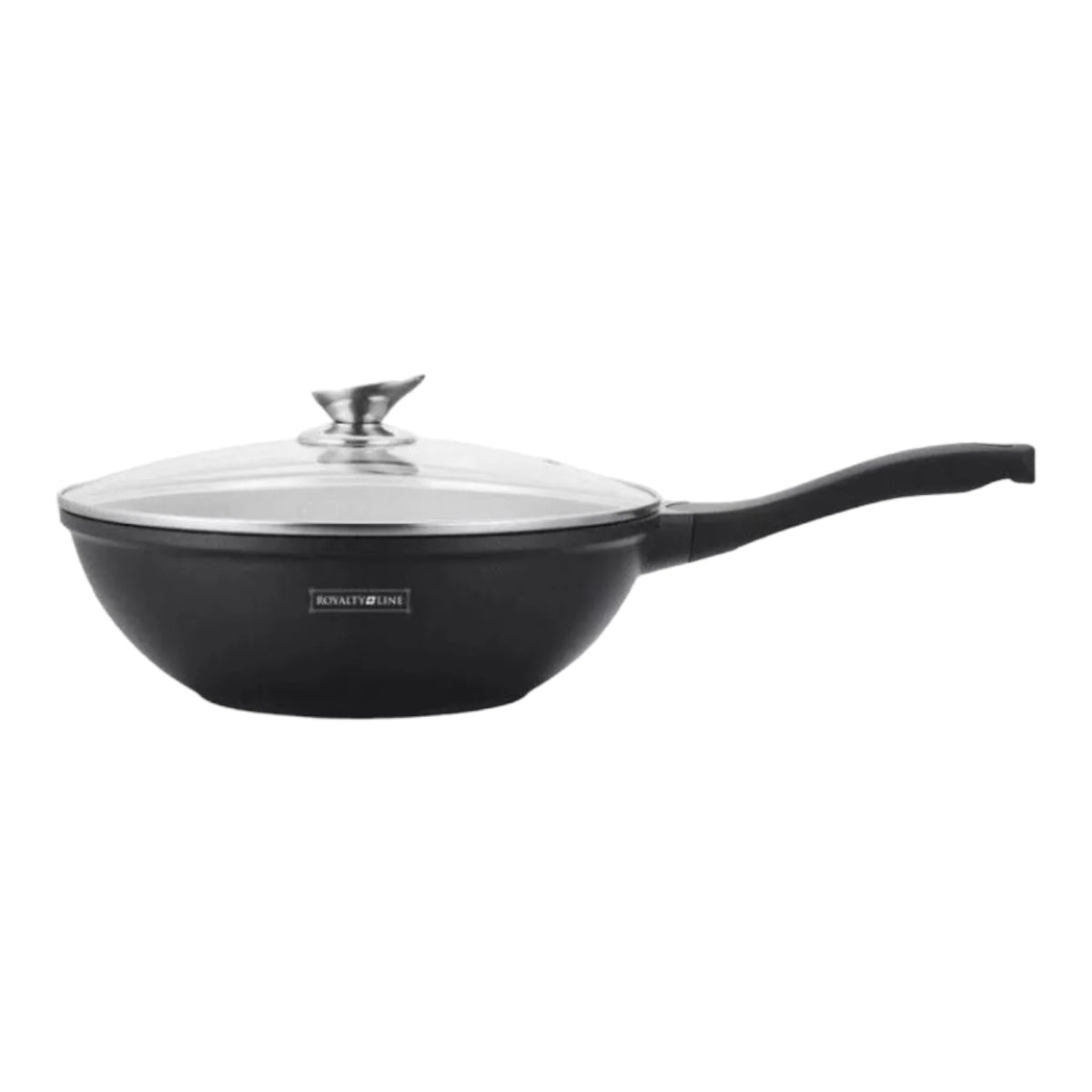 Tigaie wok Royalty Line RL-BW30 , interior marmura