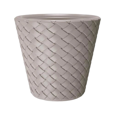 Ghiveci modern imitatie ratan, 30 x H 33 ,5,5 litri