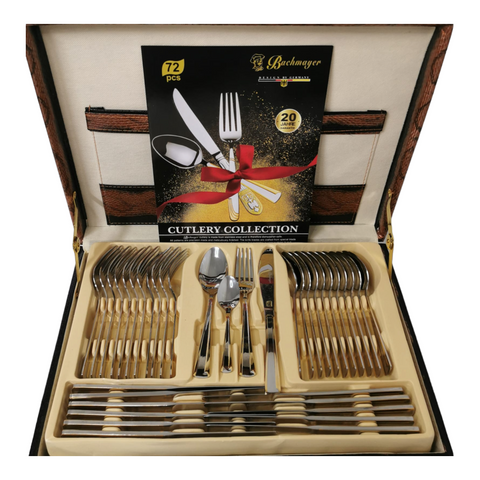 Set tacamuri 72 piese Bachmayer, otel inoxidabil BM-7253