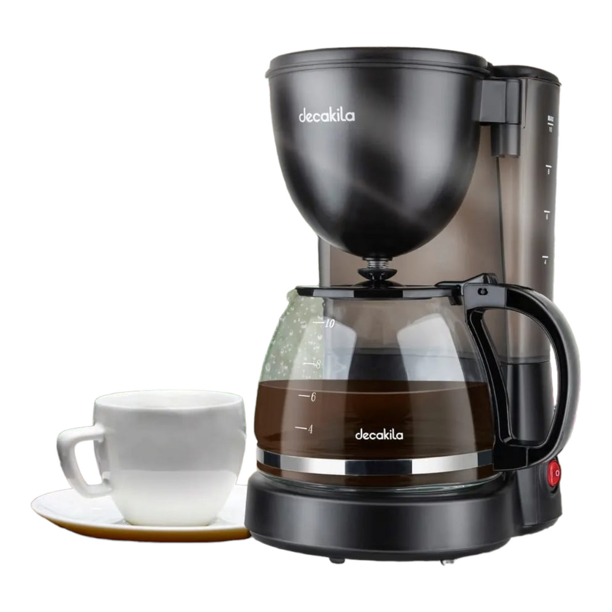 Filtru de cafea Decakila,cu Picurare si Functie de Mentinere a Temperaturii 750 W, 1,25 L