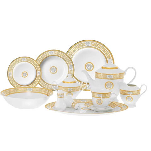 Serviciu de masa Varro Gold, 57 piese, 6 persoane auriu W-5701G