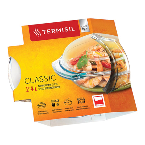 Termisil vas termorezistent yena cu capac, 2,4 L cu capac