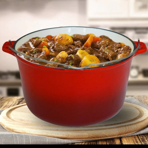 Ceaun din fonta, emailat 5L, COOKING BY HEINNER