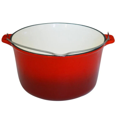 Ceaun din fonta, emailat 5L, COOKING BY HEINNER