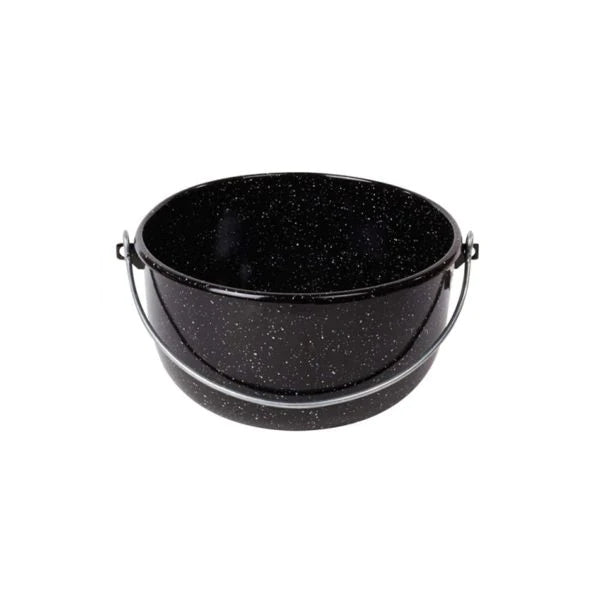 Ceaun Emailat Negru cu toarta sarma fara capac 22 cm, 3,5 L